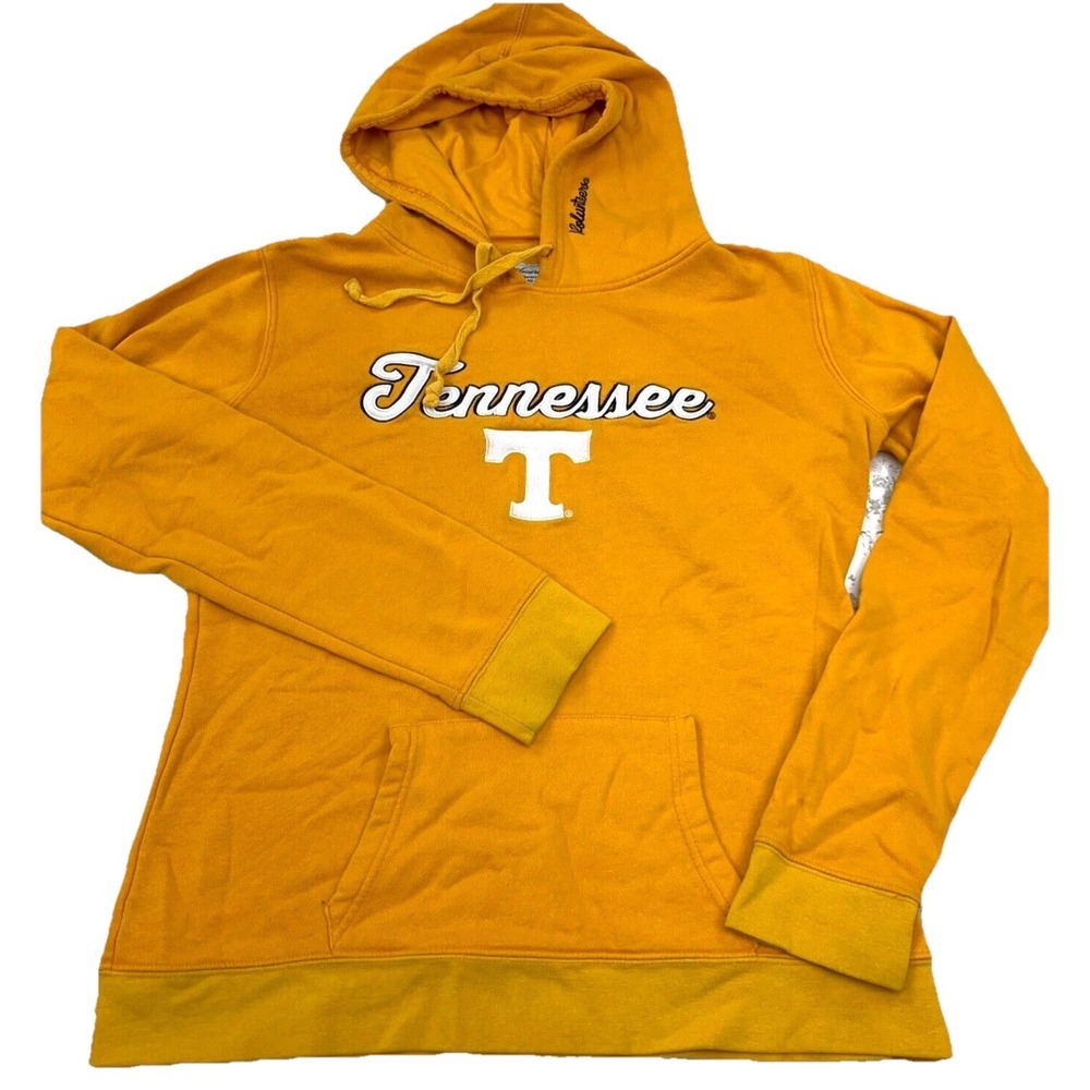 Tennessee Volunteers Hoodie Women XL Orange Sweatshirt Sweater Vols Spell Out MO